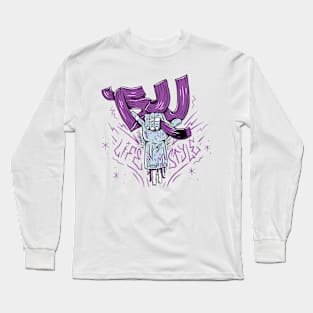 BJJ Lifestyle (cinta violeta) Long Sleeve T-Shirt